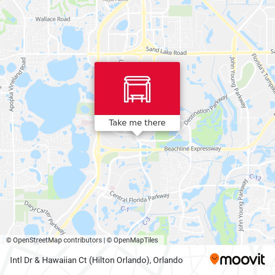 Mapa de Intl Dr & Hawaiian Ct (Hilton Orlando)