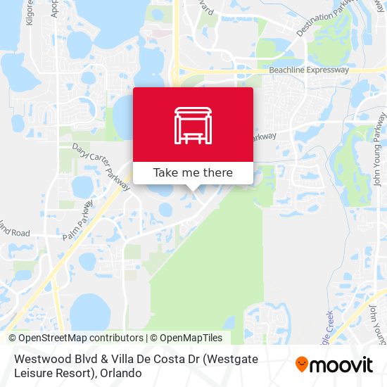 Westwood Blvd & Villa De Costa Dr (Westgate Leisure Resort) map