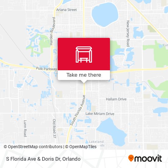 S Florida Ave & Doris Dr map