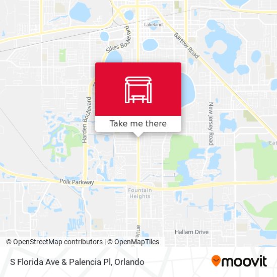 S Florida Ave & Palencia Pl map