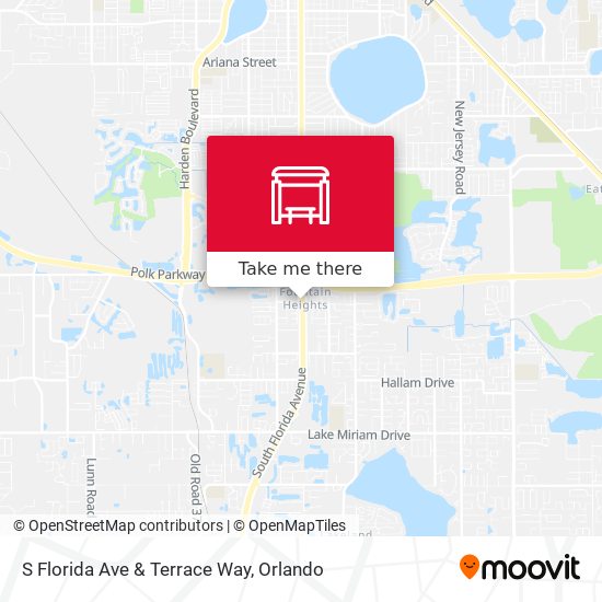 S Florida Ave & Terrace Way map