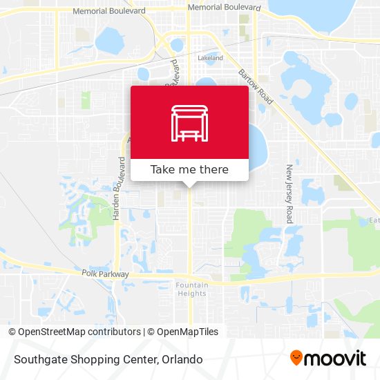 Southgate Shopping Center map