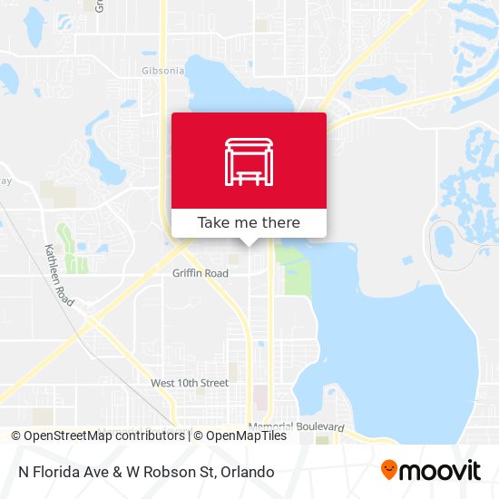 Mapa de N Florida Ave & W Robson St