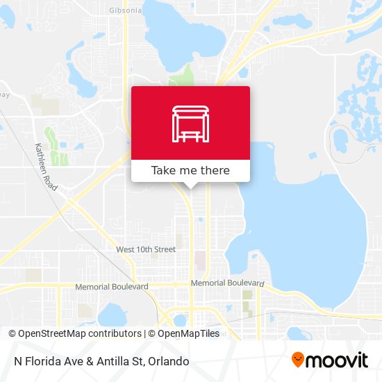 Mapa de N Florida Ave & Antilla St
