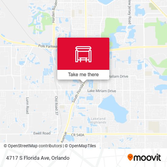 Mapa de 4717 S Florida Ave