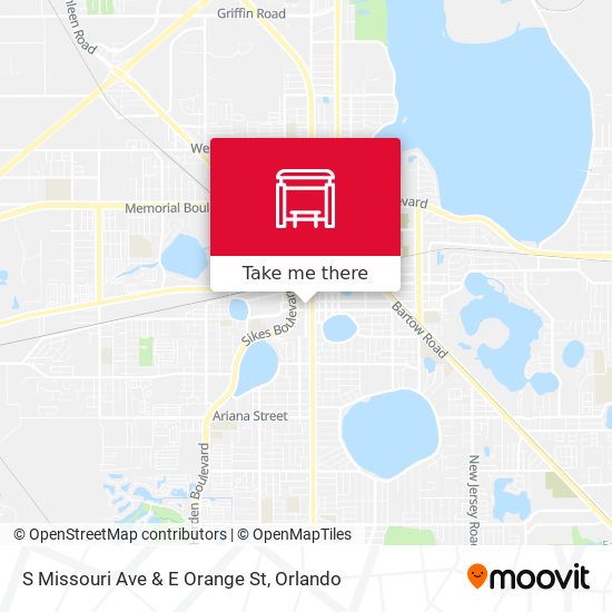 S Missouri Ave & E Orange St map