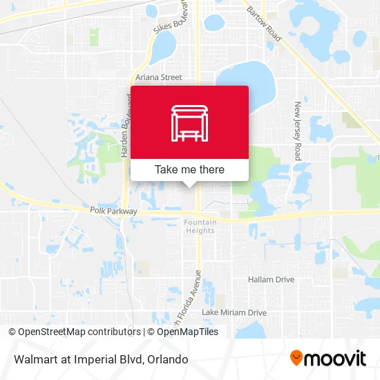 Walmart at Imperial Blvd map