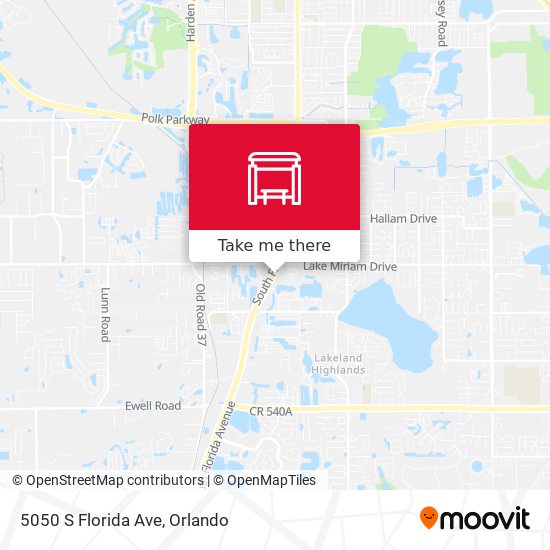 Mapa de 5050 S Florida Ave