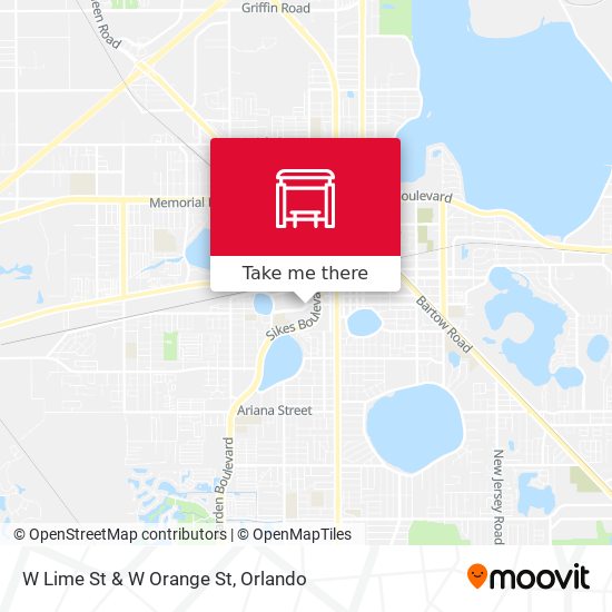 Mapa de W Lime St & W Orange St