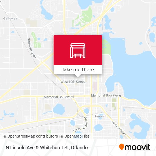 Mapa de N Lincoln Ave & Whitehurst St