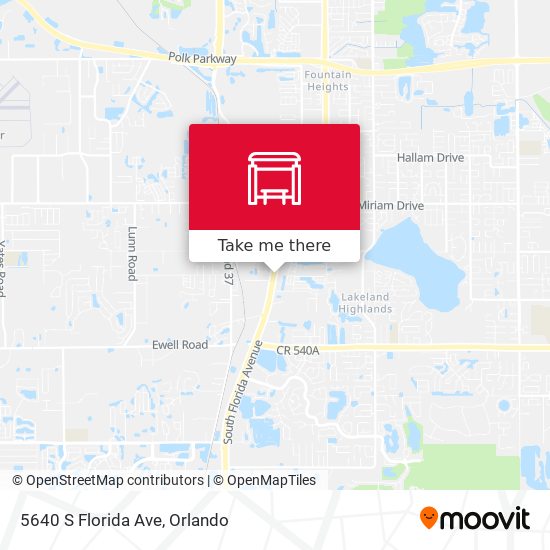 Mapa de 5640 S Florida Ave