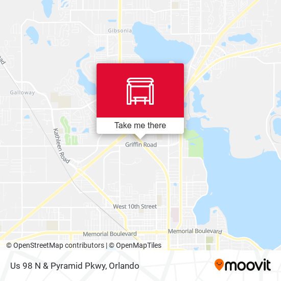 Us 98 N & Pyramid Pkwy map