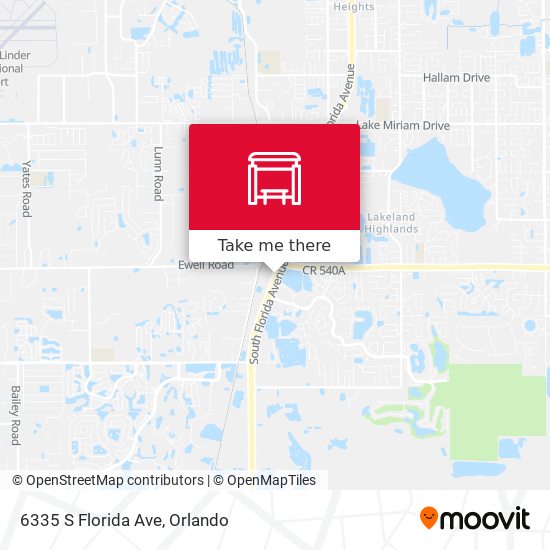 Mapa de 6335 S Florida Ave