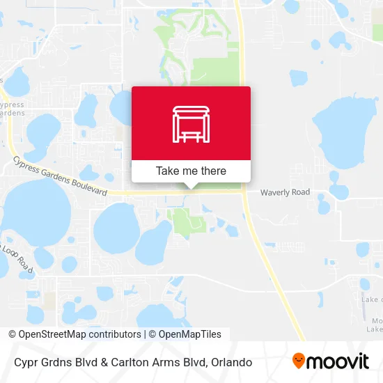 Cypr Grdns Blvd & Carlton Arms Blvd map