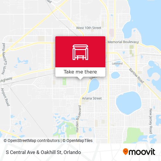 Mapa de S Central Ave & Oakhill St