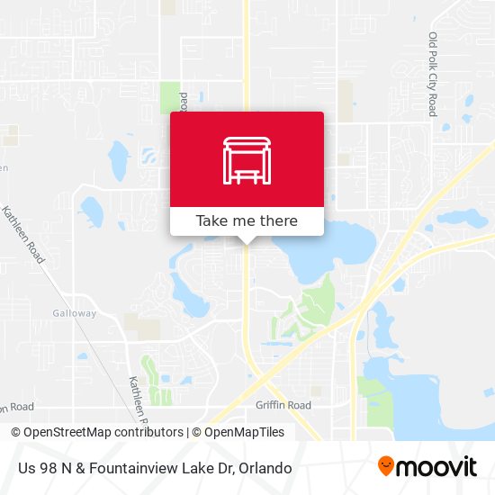 Mapa de Us 98 N & Fountainview Lake Dr
