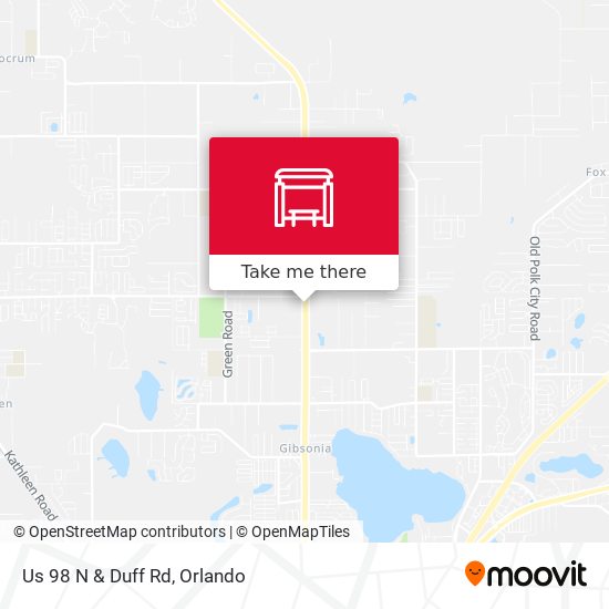 Us 98 N & Duff Rd map