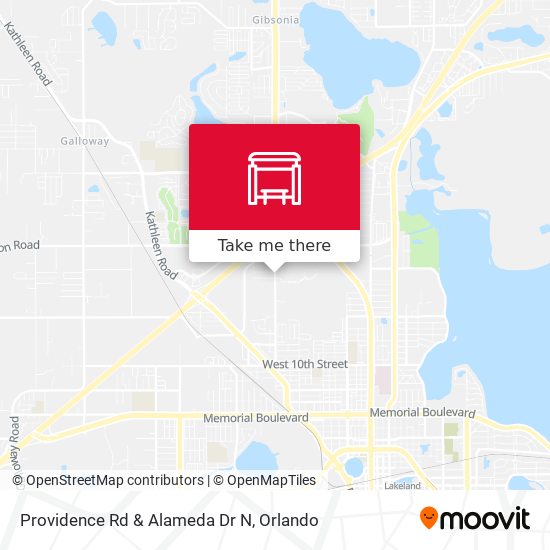 Mapa de Providence Rd & Alameda Dr N