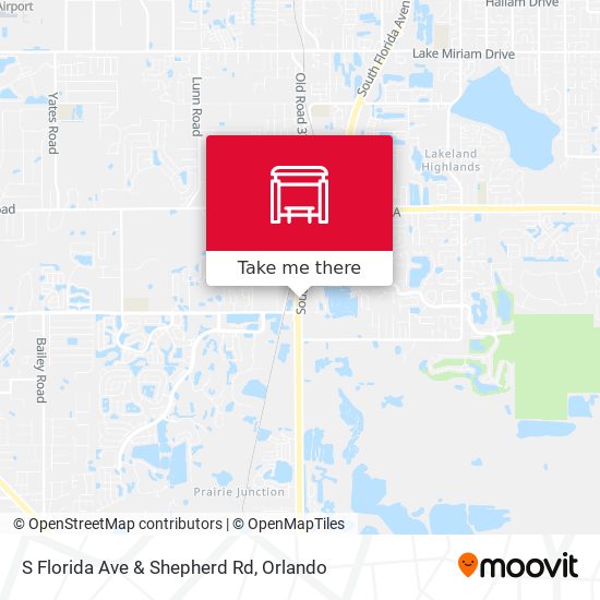 S Florida Ave & Shepherd Rd map