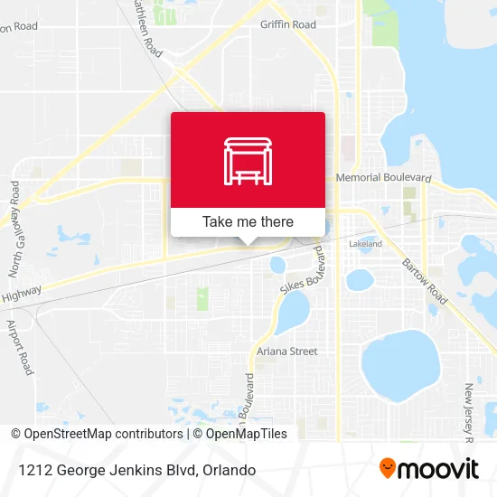 1212 George Jenkins Blvd map