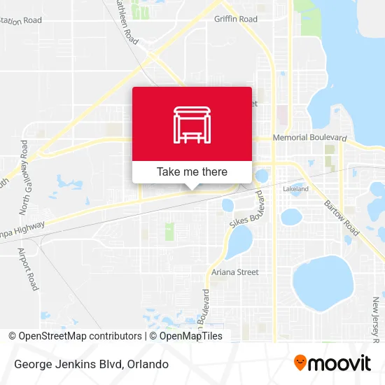 Mapa de George Jenkins Blvd