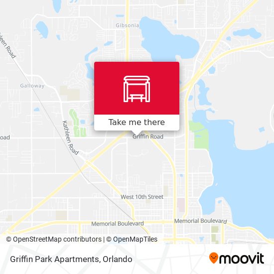 Mapa de Griffin Park Apartments