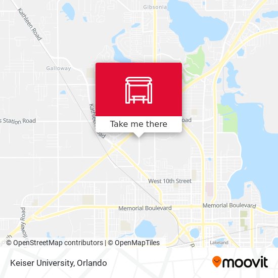 Keiser University map