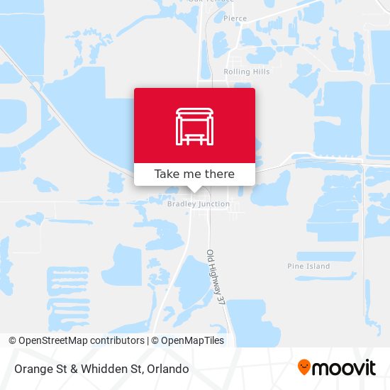 Orange St & Whidden St map
