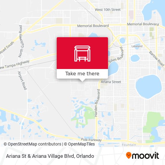 Ariana St & Ariana Village Blvd map