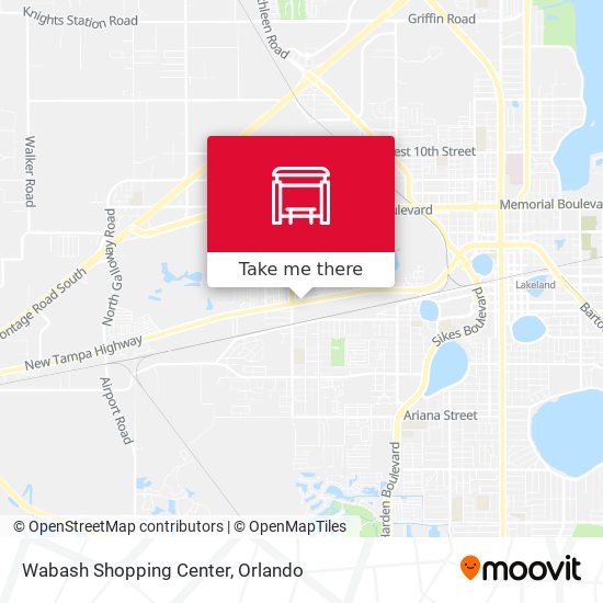 Mapa de Wabash Shopping Center