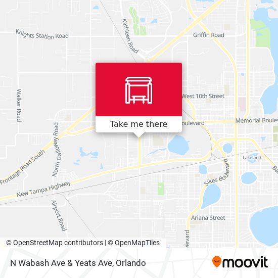 N Wabash Ave & Yeats Ave map