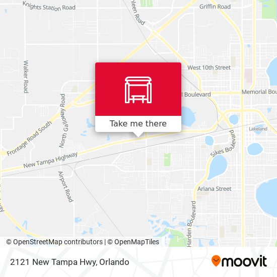 Mapa de 2121 New Tampa Hwy
