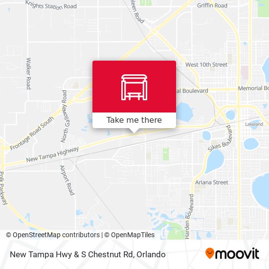 Mapa de New Tampa Hwy & S Chestnut Rd