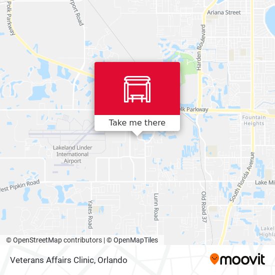 Mapa de Veterans Affairs Clinic