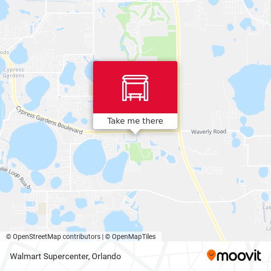 Walmart Supercenter map