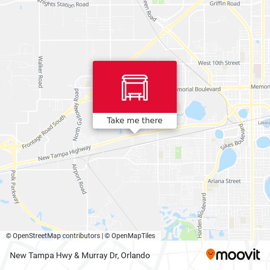 New Tampa Hwy & Murray Dr map
