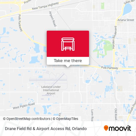 Mapa de Drane Field Rd & Airport Access Rd