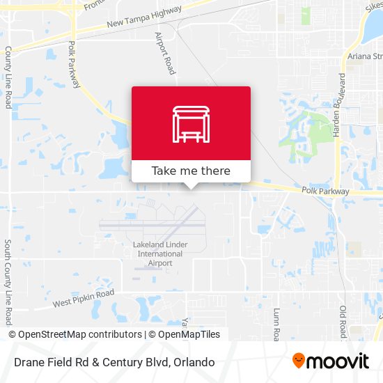 Drane Field Rd & Century Blvd map