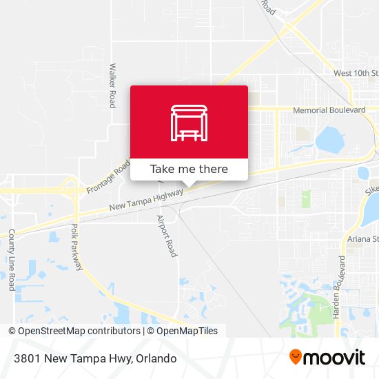 3801 New Tampa Hwy map