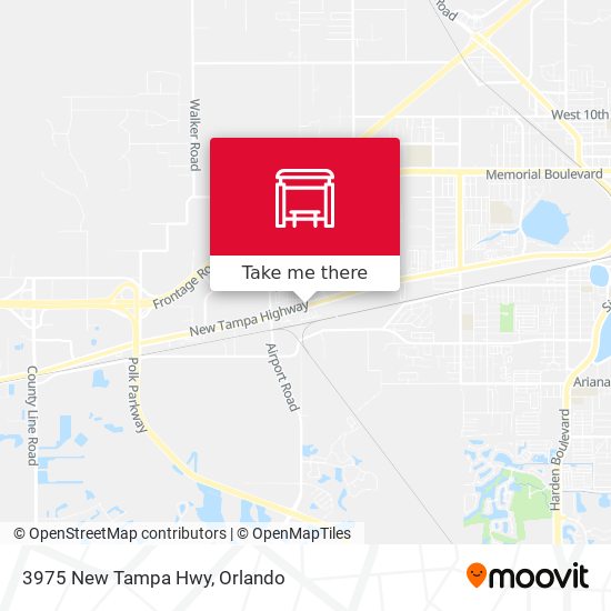 Mapa de 3975 New Tampa Hwy