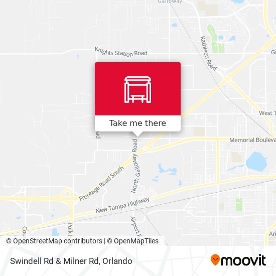 Swindell Rd & Milner Rd map