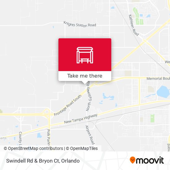 Swindell Rd & Bryon Ct map