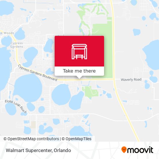 Walmart Supercenter map