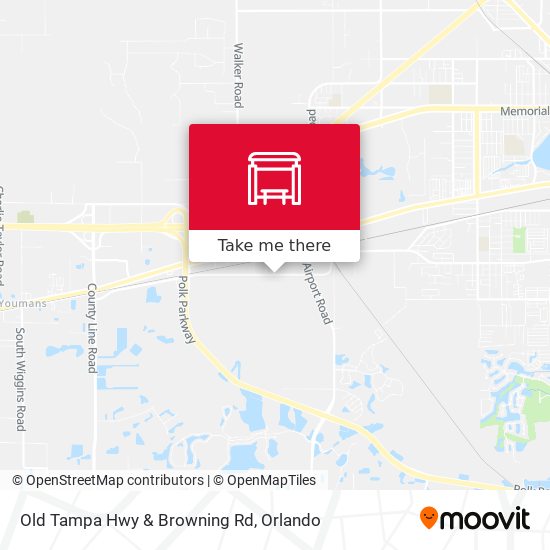 Mapa de Old Tampa Hwy & Browning Rd