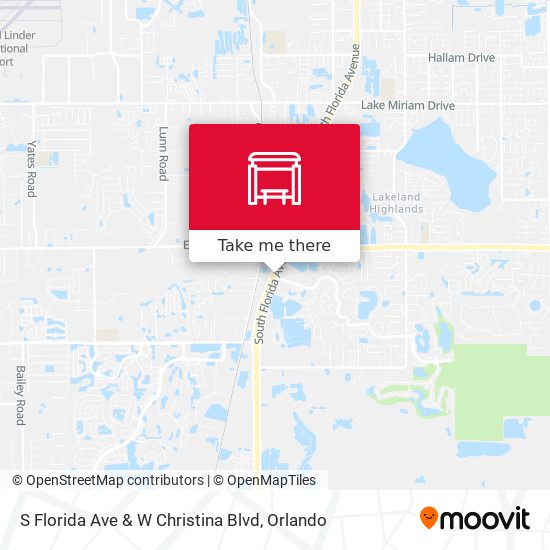 S Florida Ave & W Christina Blvd map