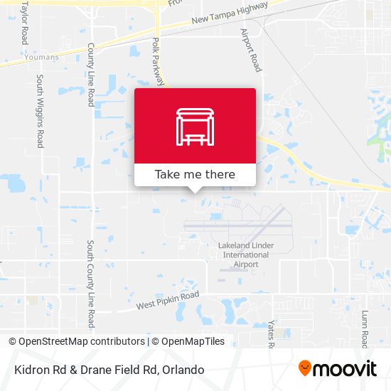 Kidron Rd & Drane Field Rd map