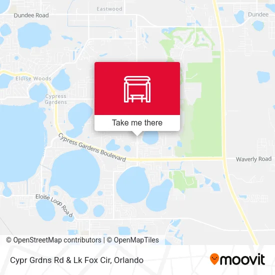 Cypr Grdns Rd & Lk Fox Cir map