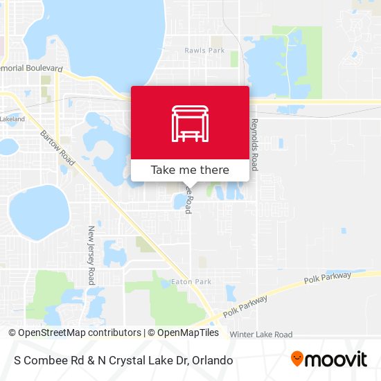 S Combee Rd & N Crystal Lake Dr map