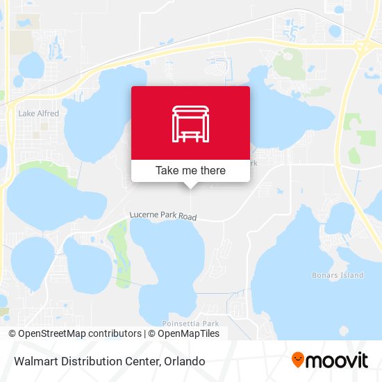 Walmart Distribution Center map