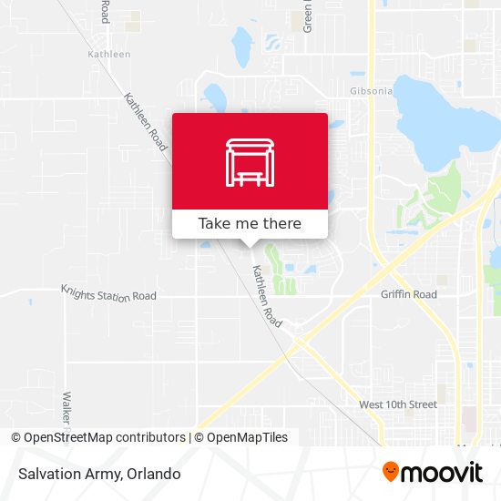 Salvation Army map